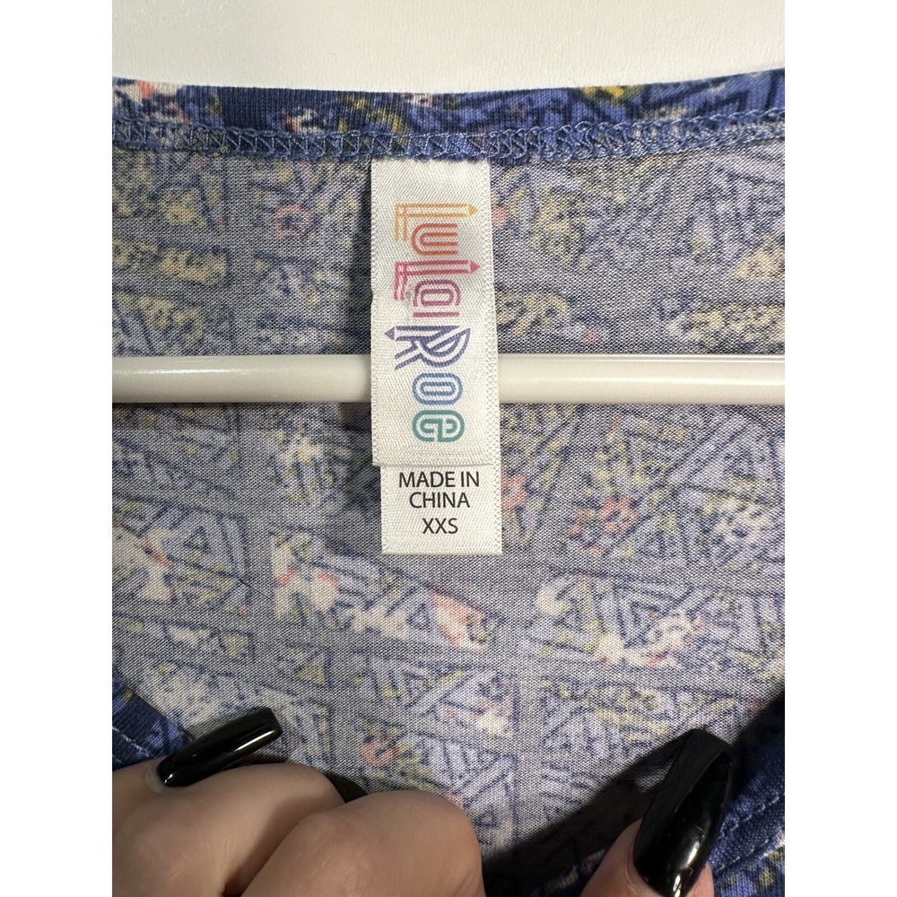 lularoe womens‎ short sleeve shirt size XXS - Picture 3 of 5